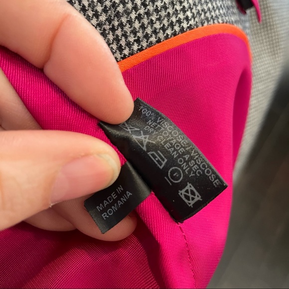 Barbara Bui Jacket Black Leather Collar Blazer - Picture 9 of 15